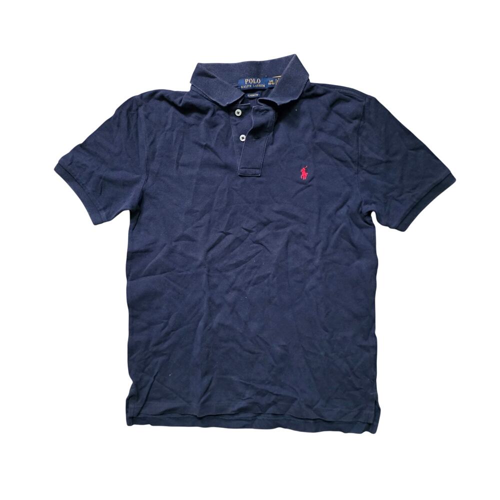 Polo Ralph Lauren Navy Blue Short-Sleeve Polo Boys’ Large (14-16)